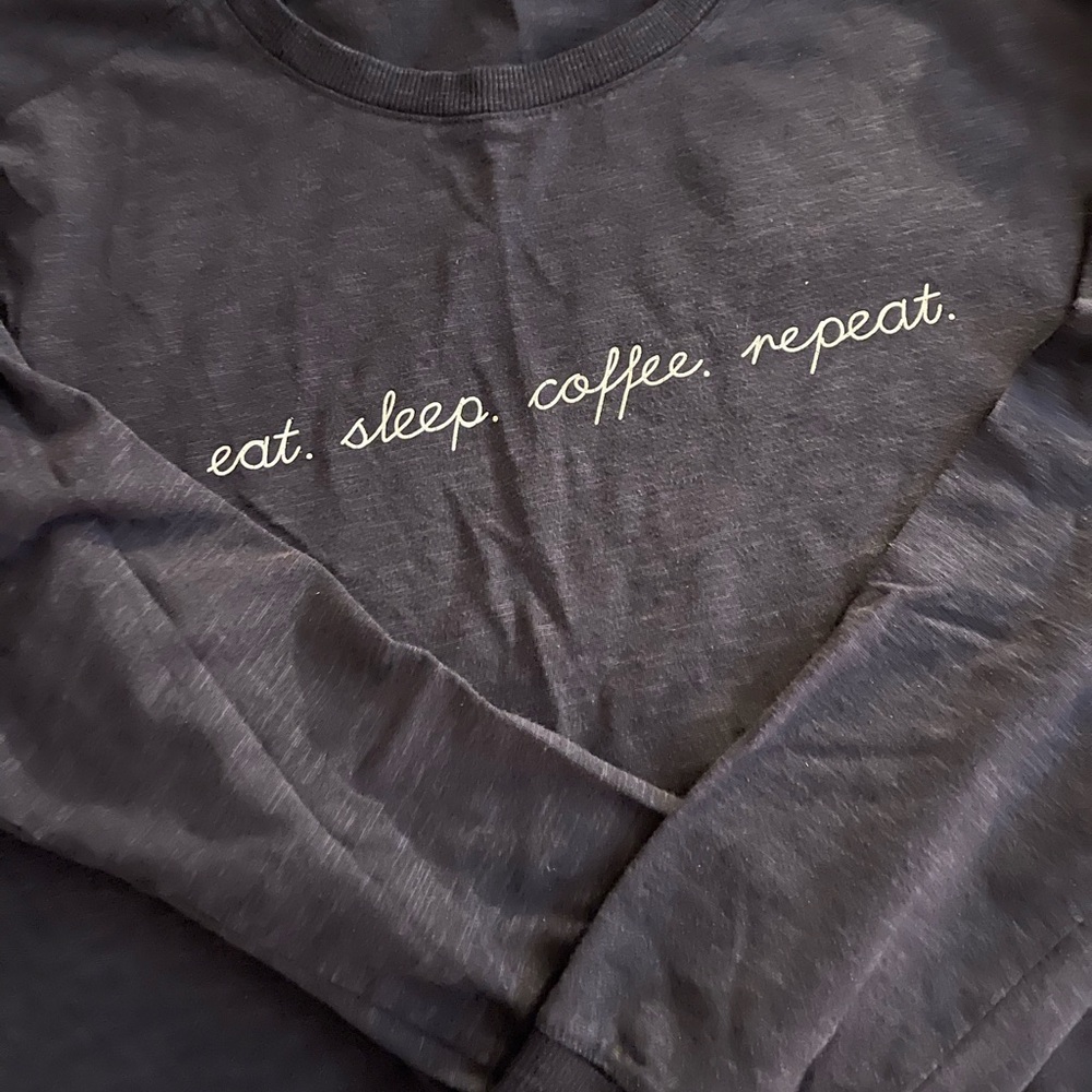 Eat Sleep Coffee Repeat loungewear shirt from GapBody - Picture 2 of 3